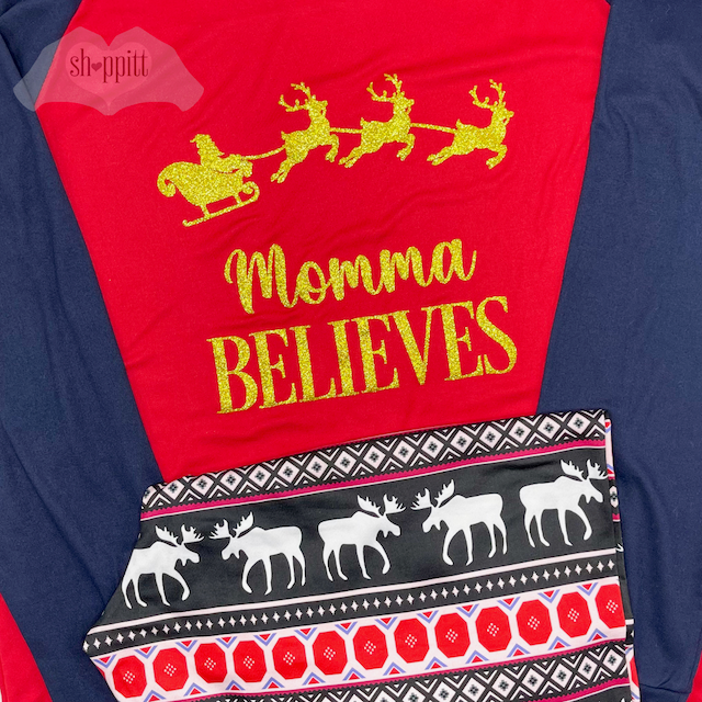 Kids Christmas Pyjamas - Believe