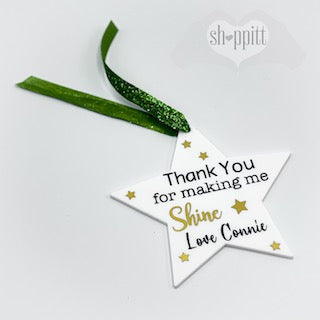 Teacher's Thank You Star Trinket