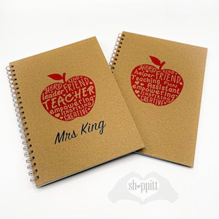 Teacher's Apple Personalised Notebook